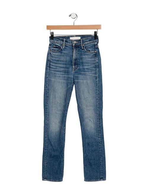 Mother High-Rise Straight Leg Jeans