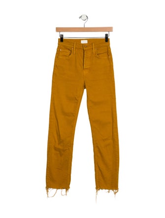 Mother High-Rise Straight Leg Jeans