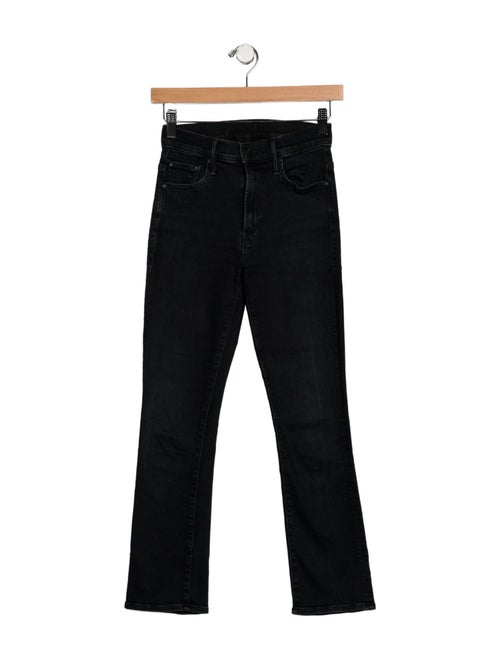 Mother Mid-Rise Straight Leg Jeans