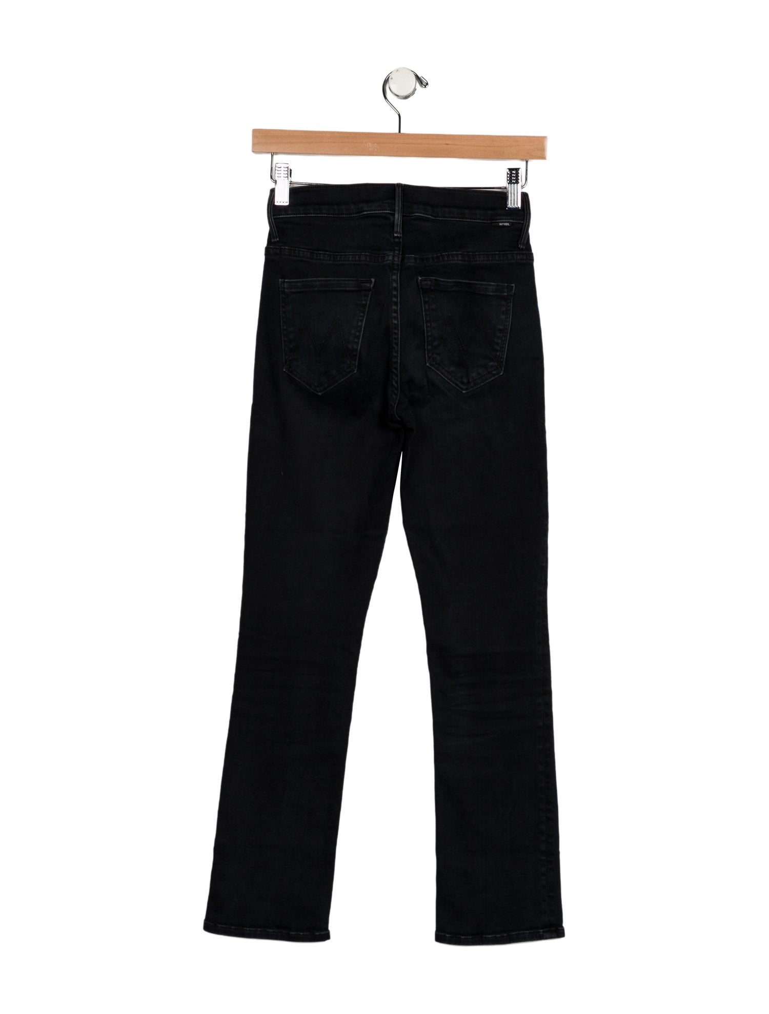 Mother Mid-Rise Straight Leg Jeans