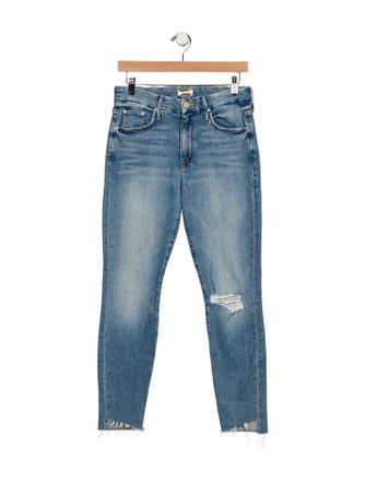 Mother Mid-Rise Skinny Leg Jeans