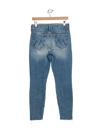Mother Mid-Rise Skinny Leg Jeans