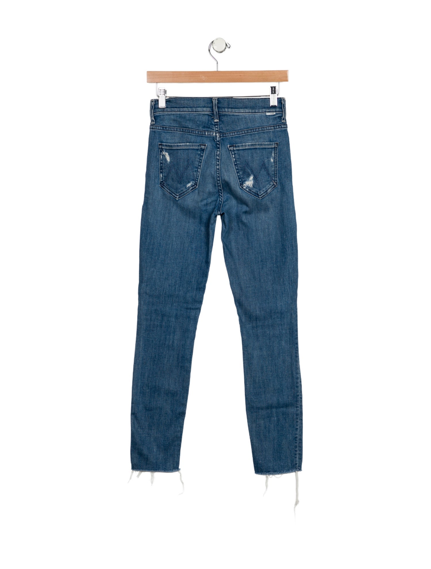 Mother Mid-Rise Skinny Leg Jeans