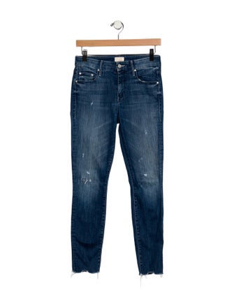 Mother Mid-Rise Skinny Leg Jeans