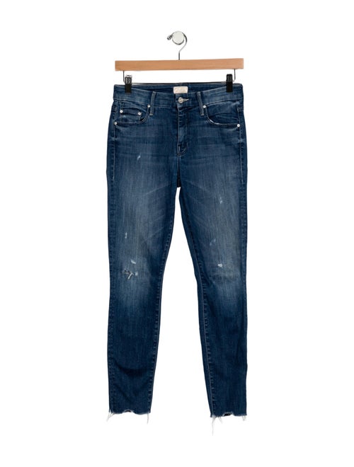 Mother Mid-Rise Skinny Leg Jeans