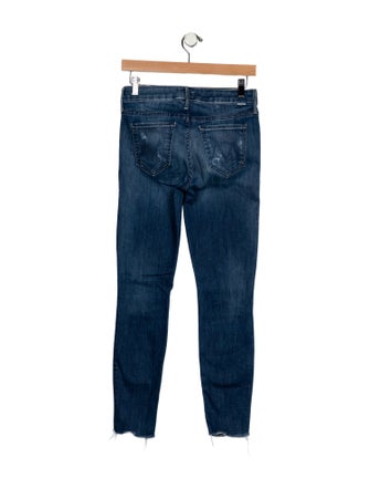 Mother Mid-Rise Skinny Leg Jeans