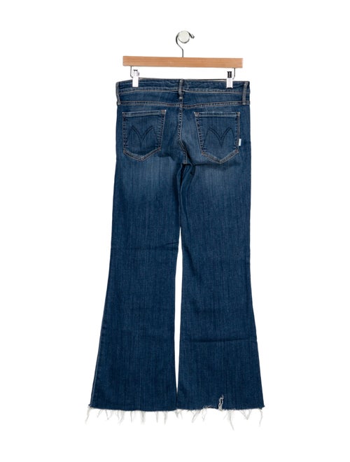 Mother Mid-Rise Wide Leg Jeans