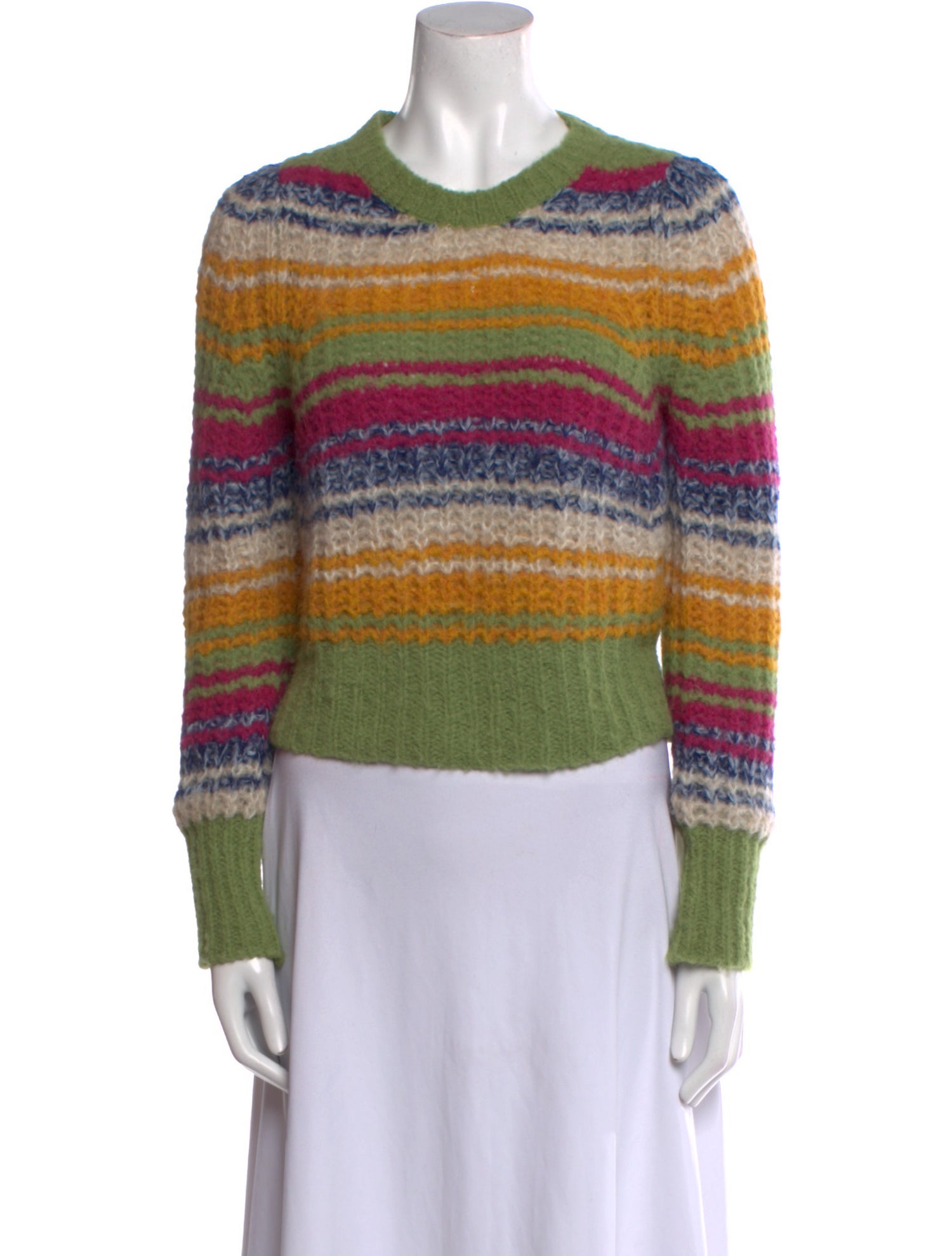 Mother Alpaca Striped Sweatshirt
