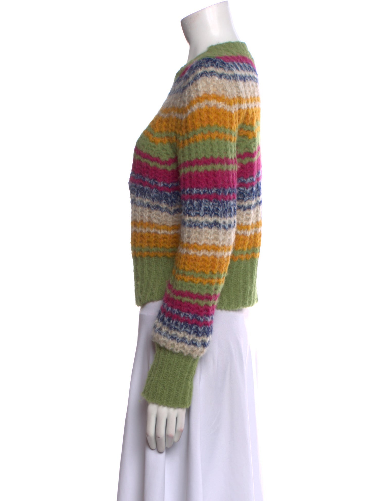 Mother Alpaca Striped Sweatshirt