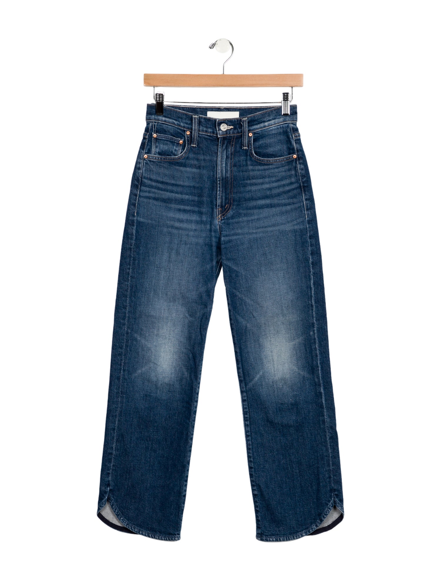 Mother High-Rise Straight Leg Jeans