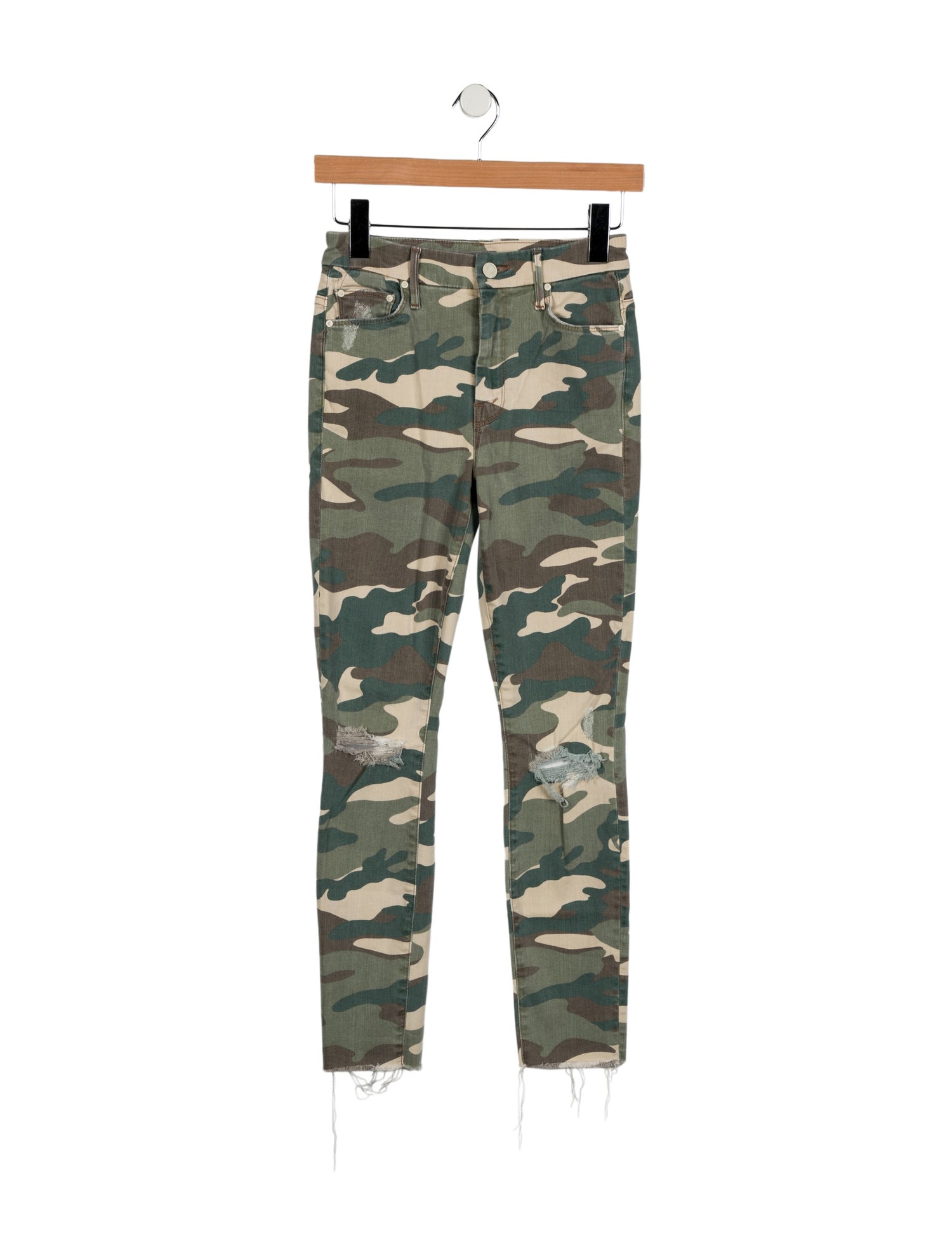 Mother Mid-Rise Skinny Leg Jeans