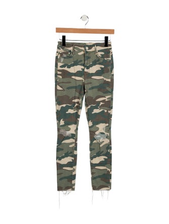 Mother Mid-Rise Skinny Leg Jeans