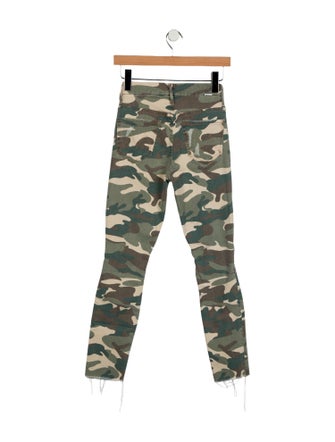 Mother Mid-Rise Skinny Leg Jeans