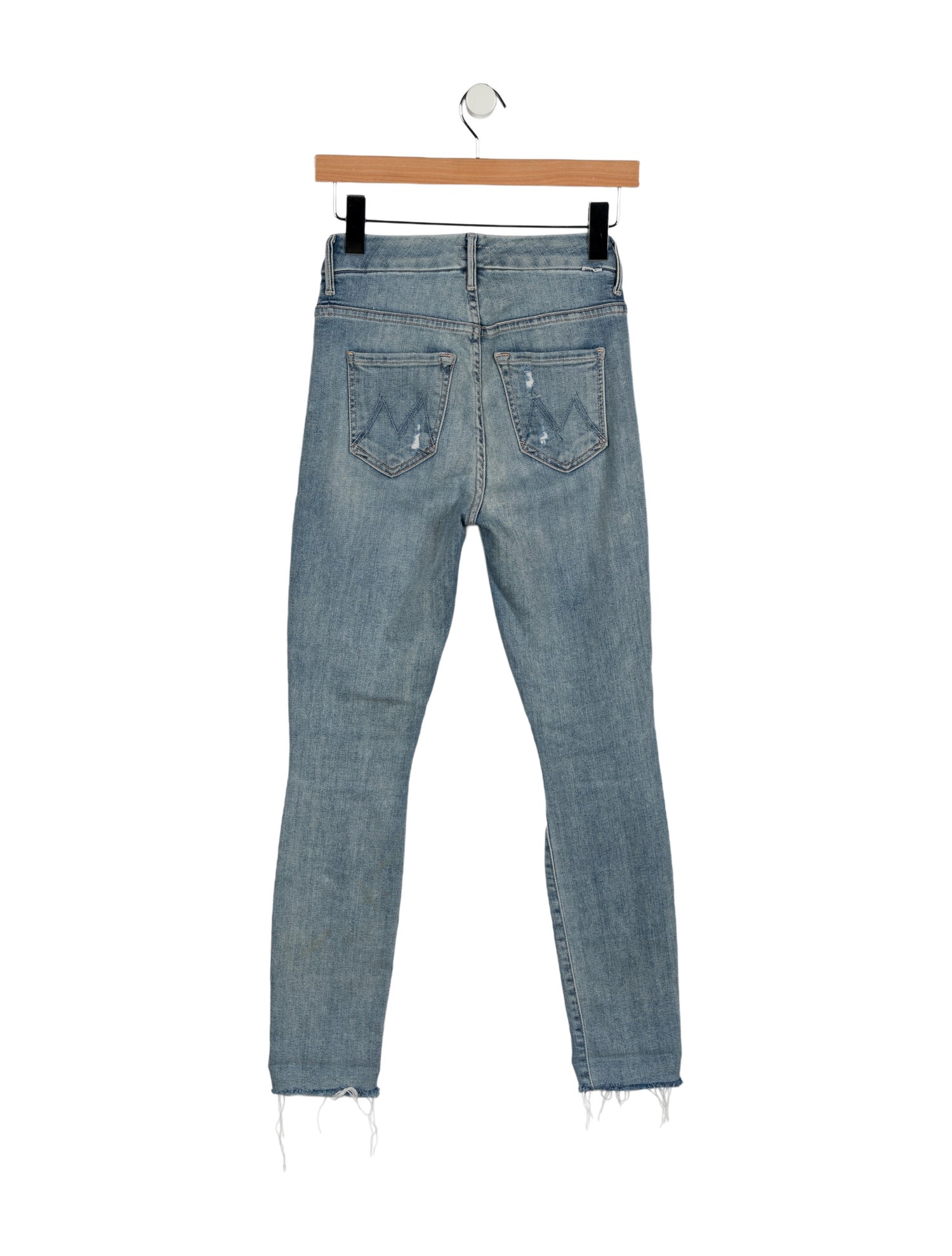 Mother Mid-Rise Skinny Leg Jeans