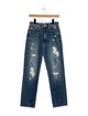 Mother High-Rise Straight Leg Jeans