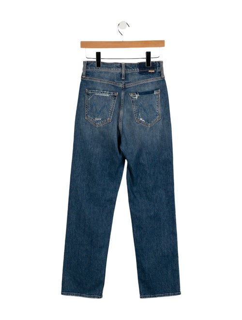 Mother High-Rise Straight Leg Jeans