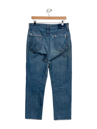 Mother High-Rise Straight Leg Jeans