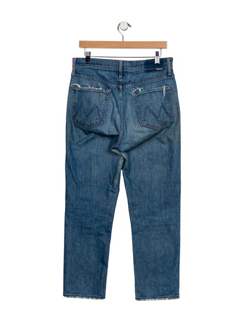Mother High-Rise Straight Leg Jeans