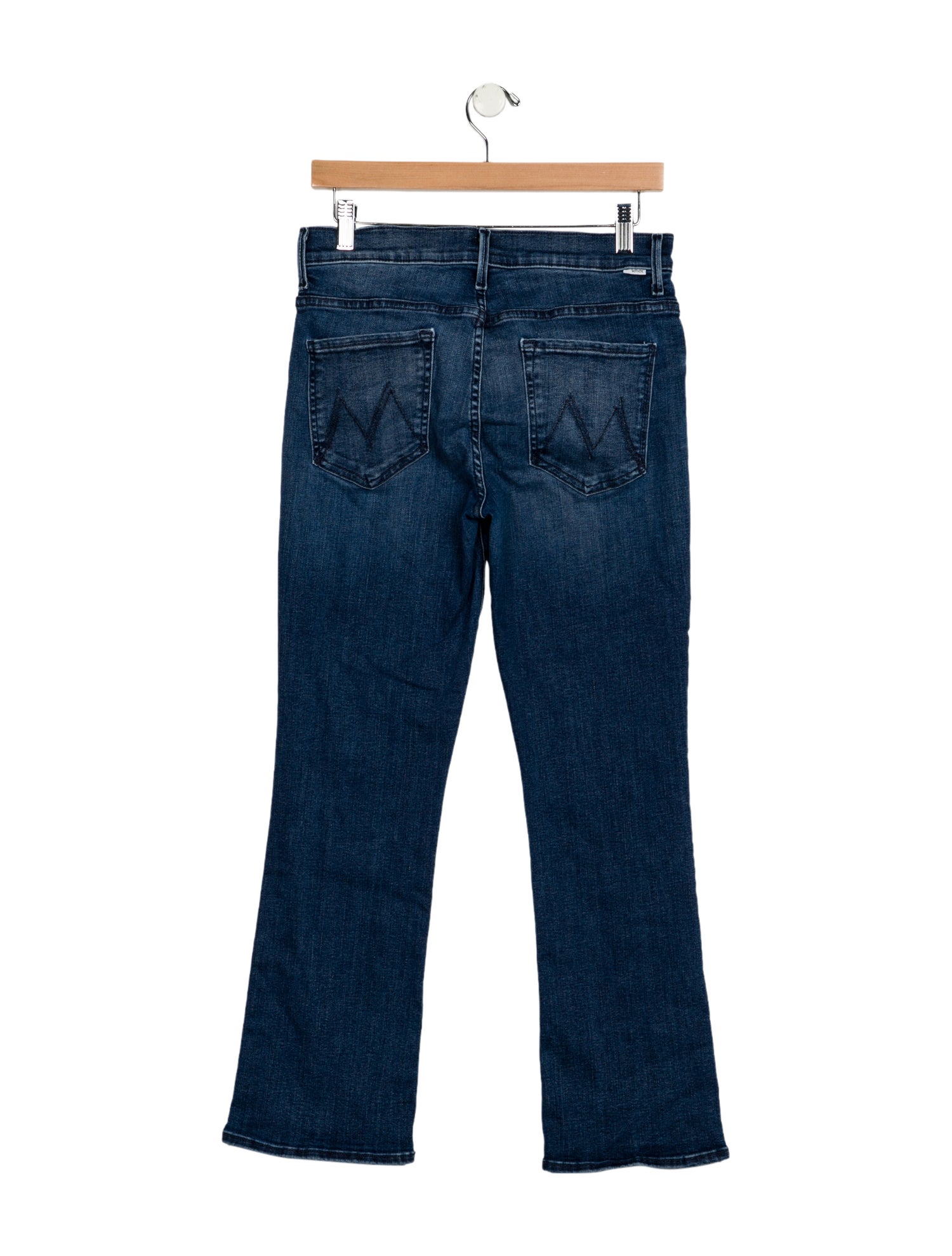 Mother Mid-Rise Straight Leg Jeans