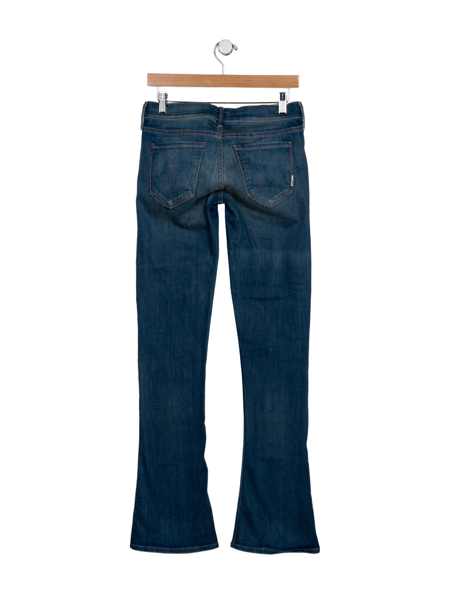 Mother Low-Rise Wide Leg Jeans