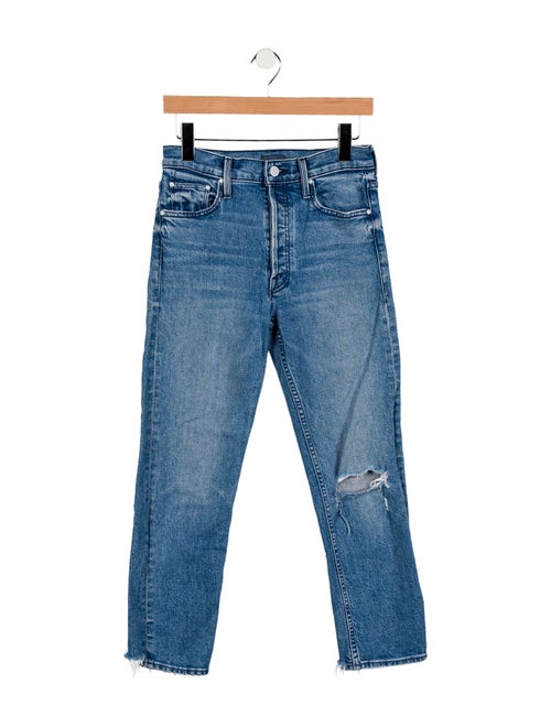 Mother High-Rise Straight Leg Jeans