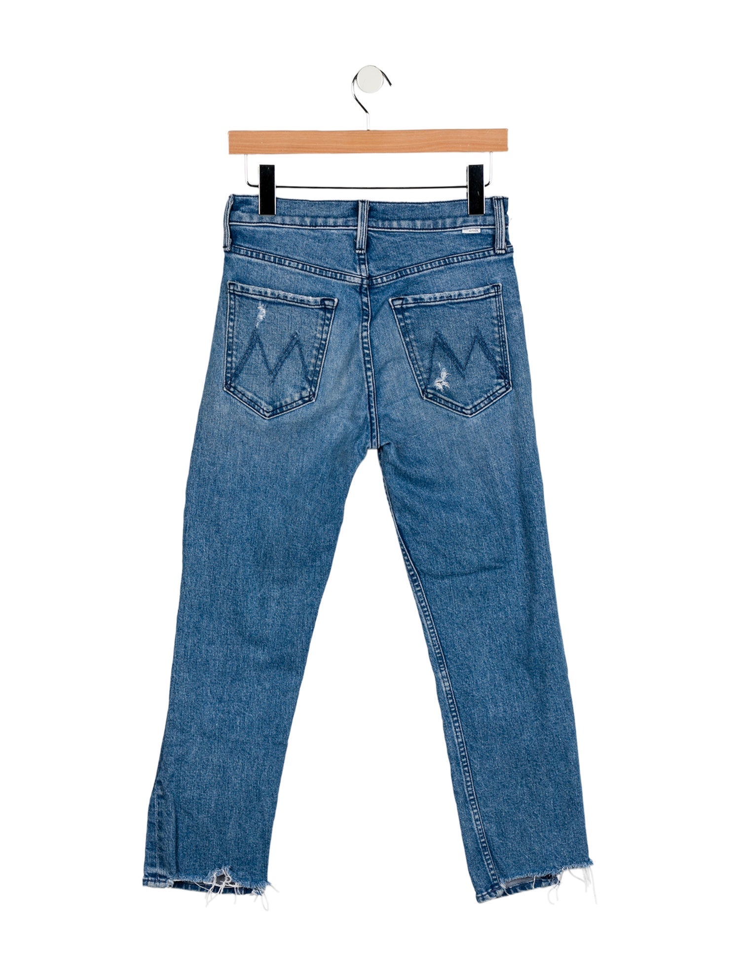 Mother High-Rise Straight Leg Jeans