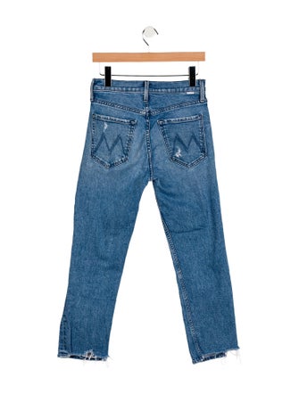 Mother High-Rise Straight Leg Jeans