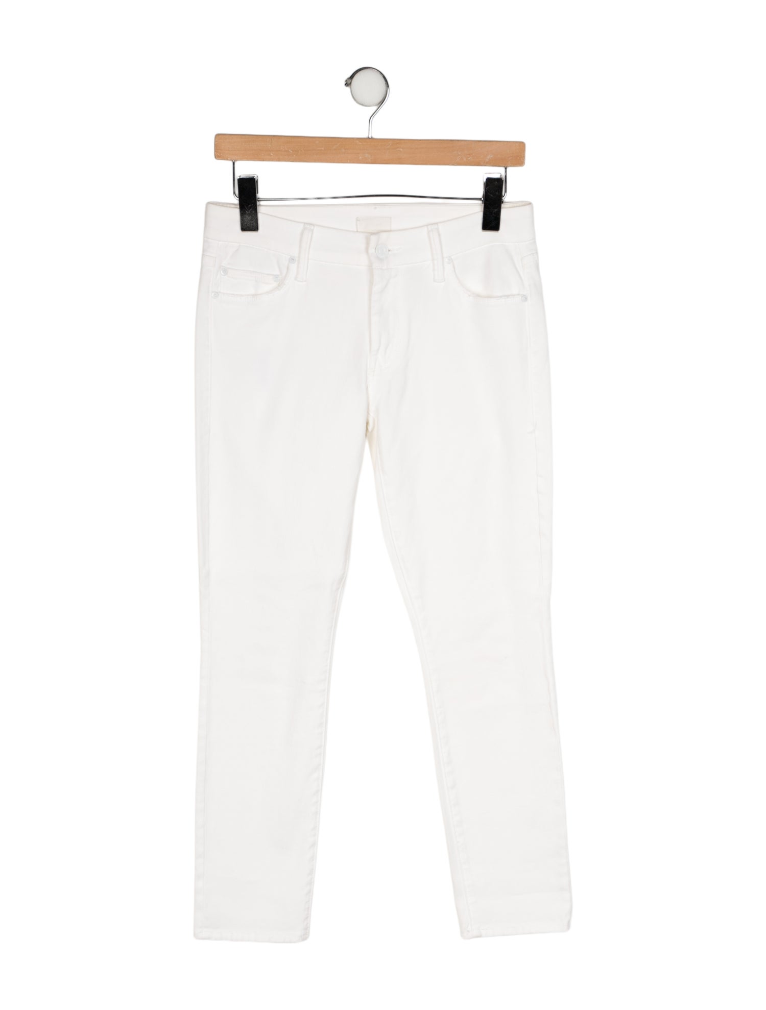 Mother Mid-Rise Skinny Leg Jeans