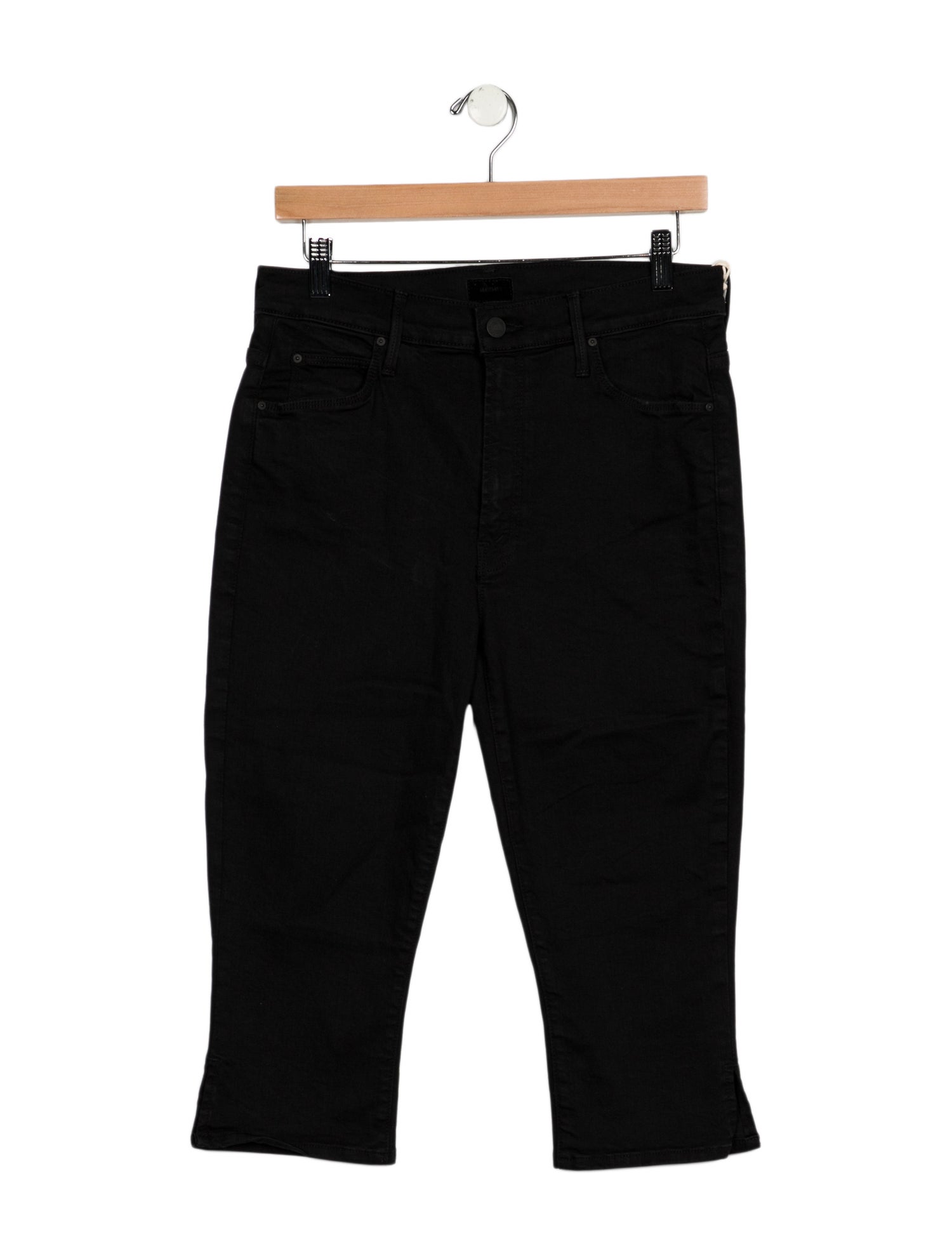 Mother Mid-Rise Straight Leg Jeans