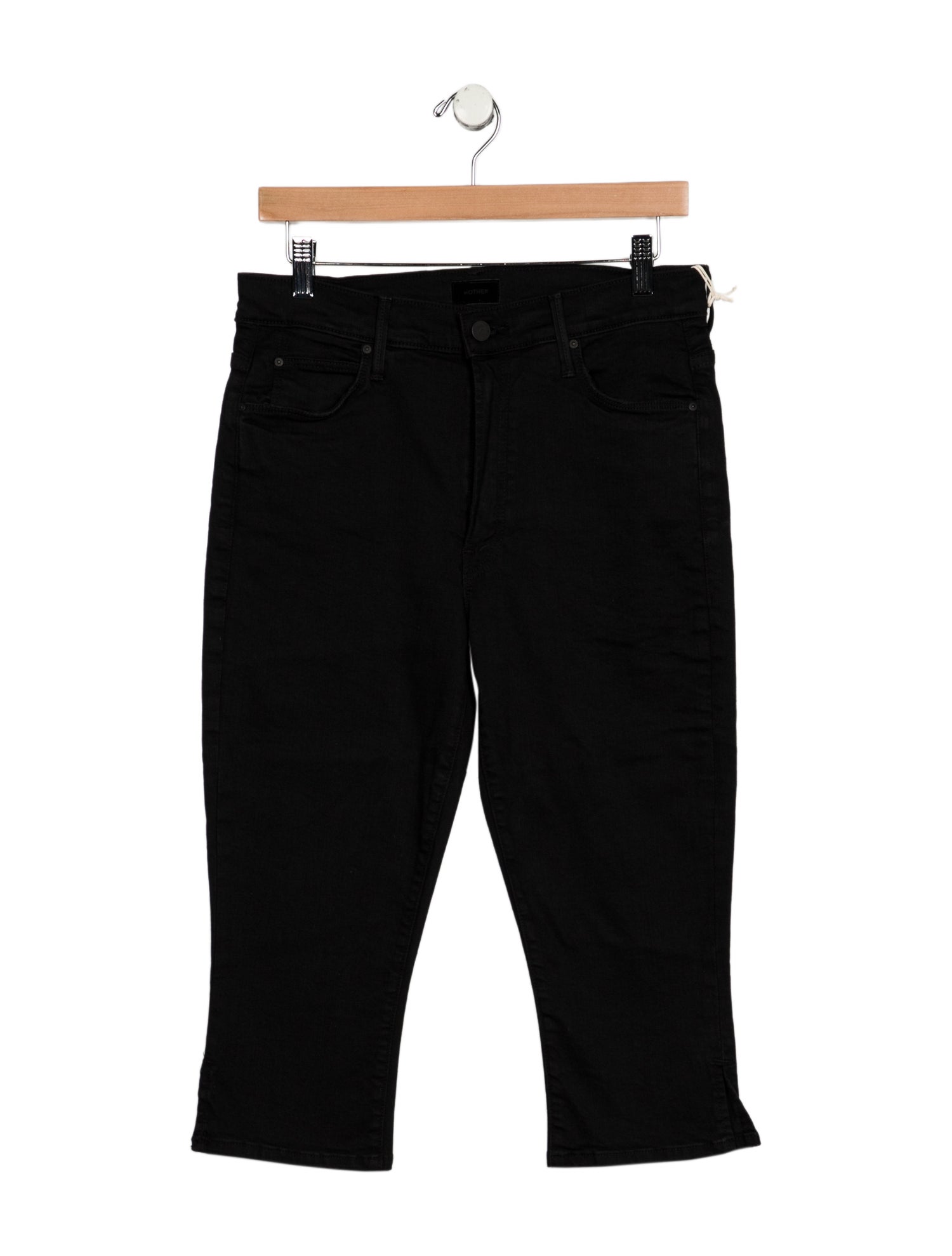 Mother Mid-Rise Straight Leg Jeans