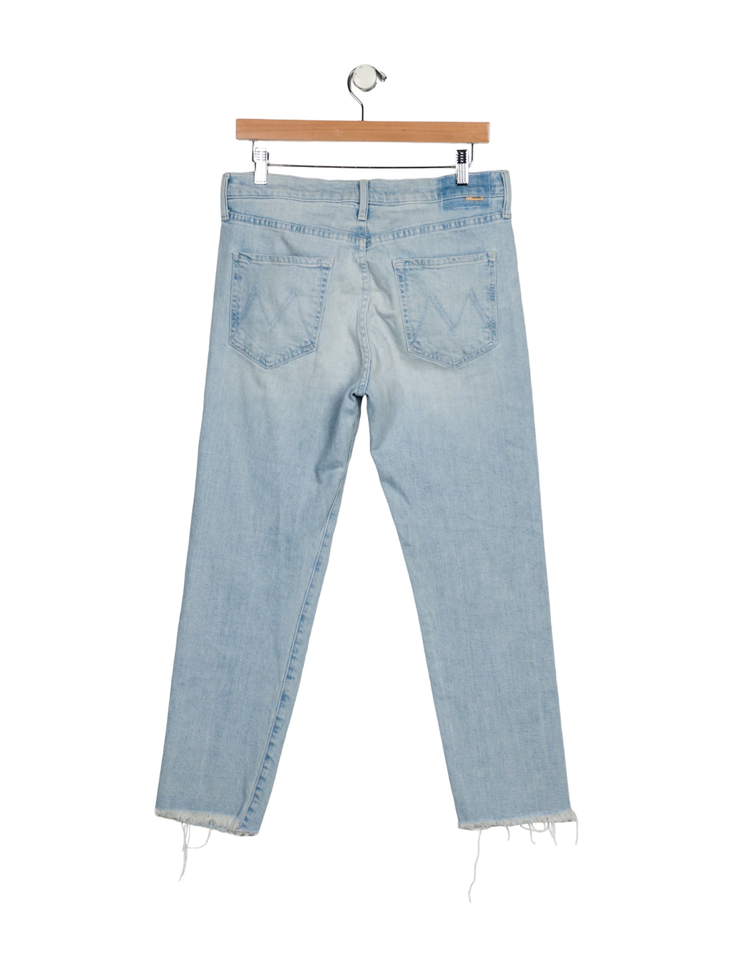 Mother Mid-Rise Straight Leg Jeans