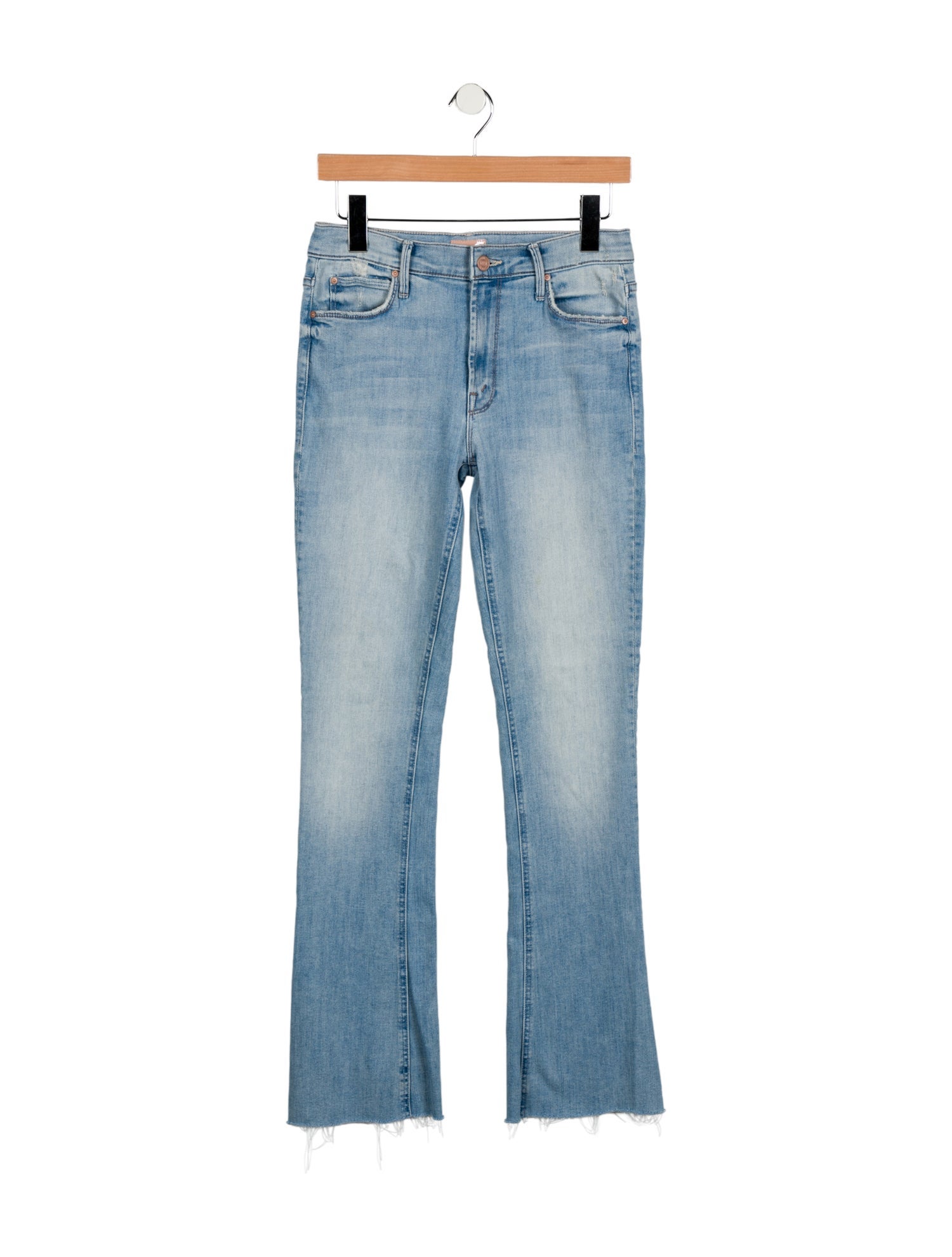 Mother Mid-Rise Straight Leg Jeans