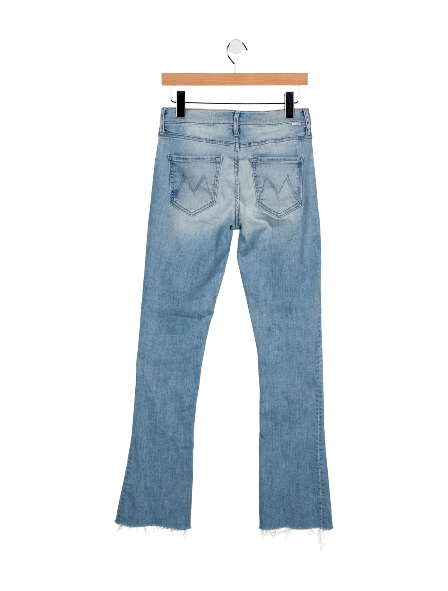 Mother Mid-Rise Straight Leg Jeans