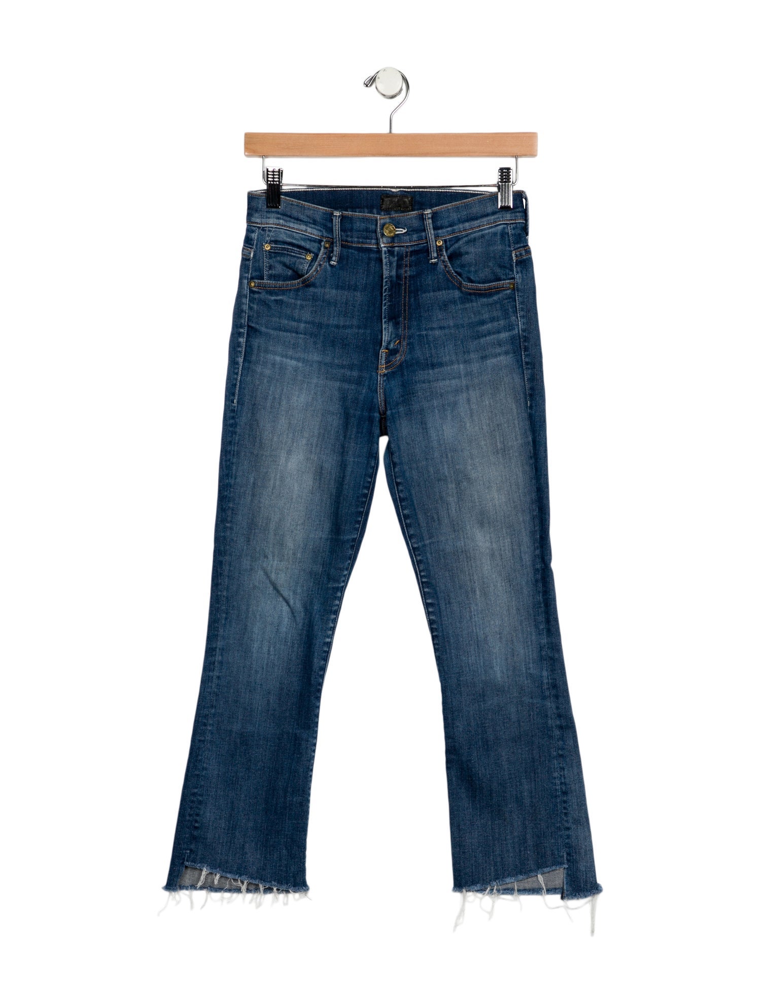 Mother High-Rise Straight Leg Jeans