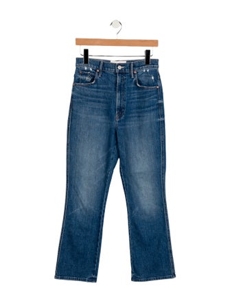 Mother High-Rise Straight Leg Jeans