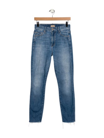 Mother Mid-Rise Skinny Leg Jeans