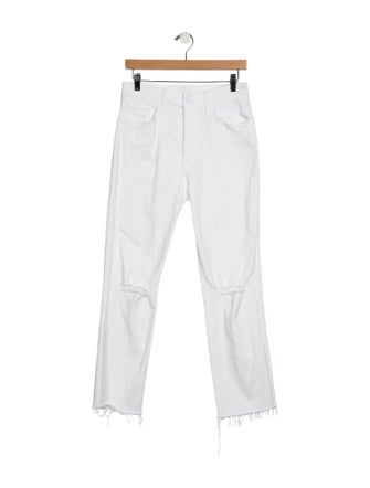 Mother High-Rise Straight Leg Jeans