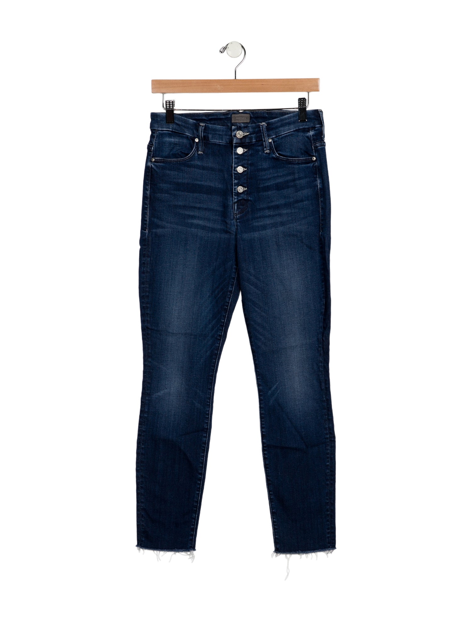 Mother Mid-Rise Skinny Leg Jeans