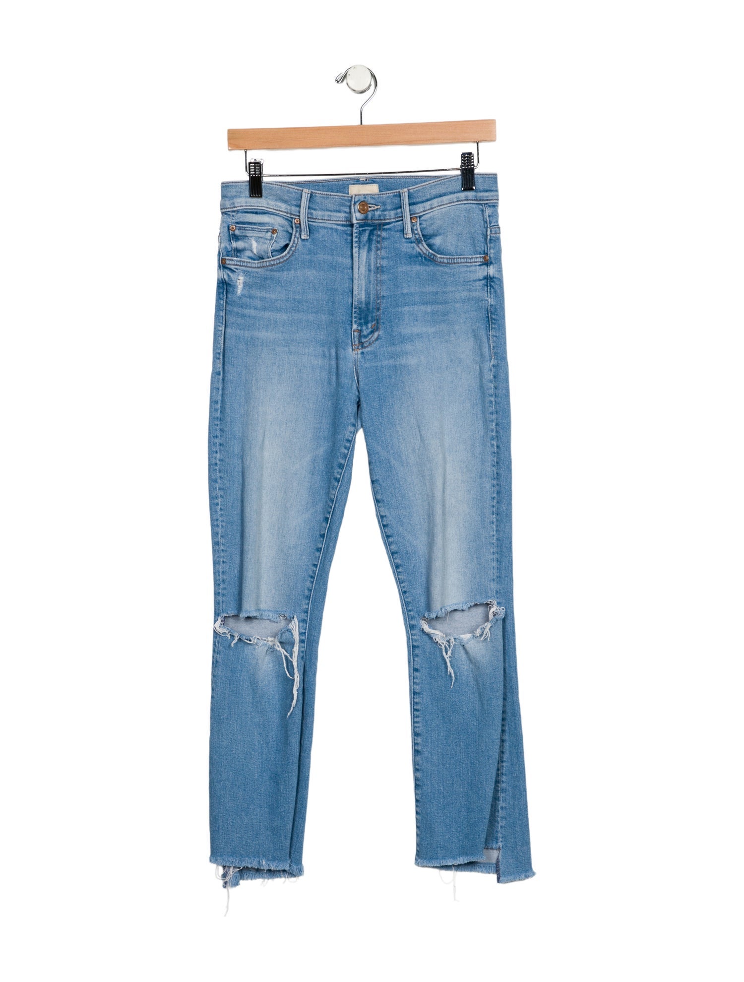 Mother Mid-Rise Skinny Leg Jeans