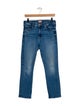 Mother Mid-Rise Straight Leg Jeans