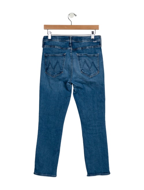 Mother Mid-Rise Straight Leg Jeans