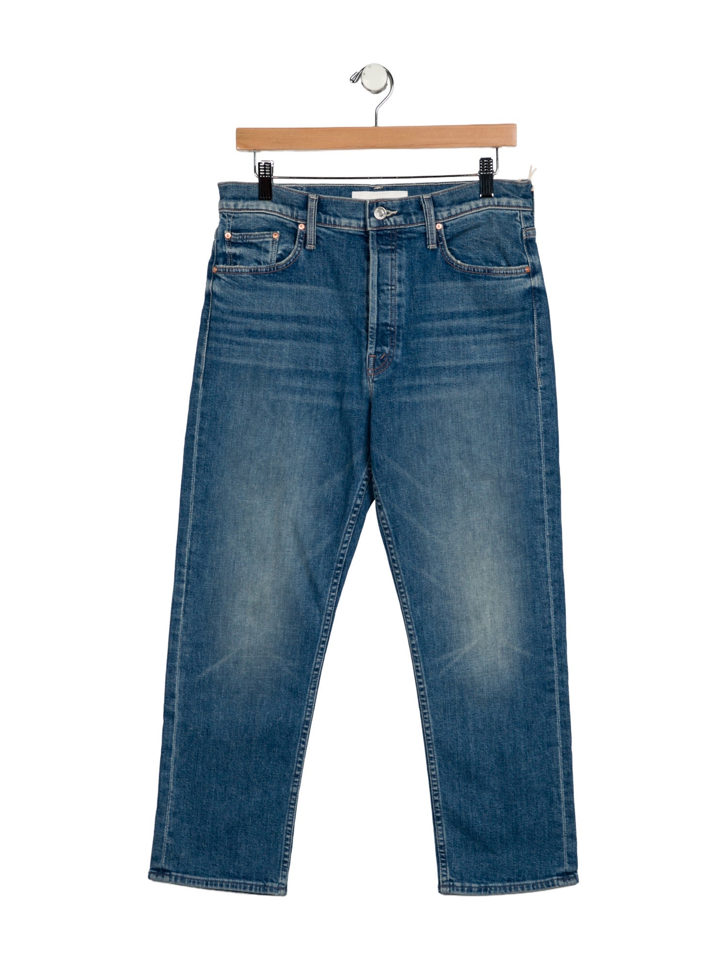 Mother High-Rise Straight Leg Jeans w/ Tags