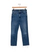 Mother Mid-Rise Straight Leg Jeans