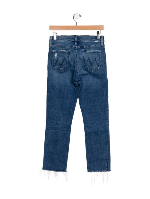 Mother Mid-Rise Straight Leg Jeans