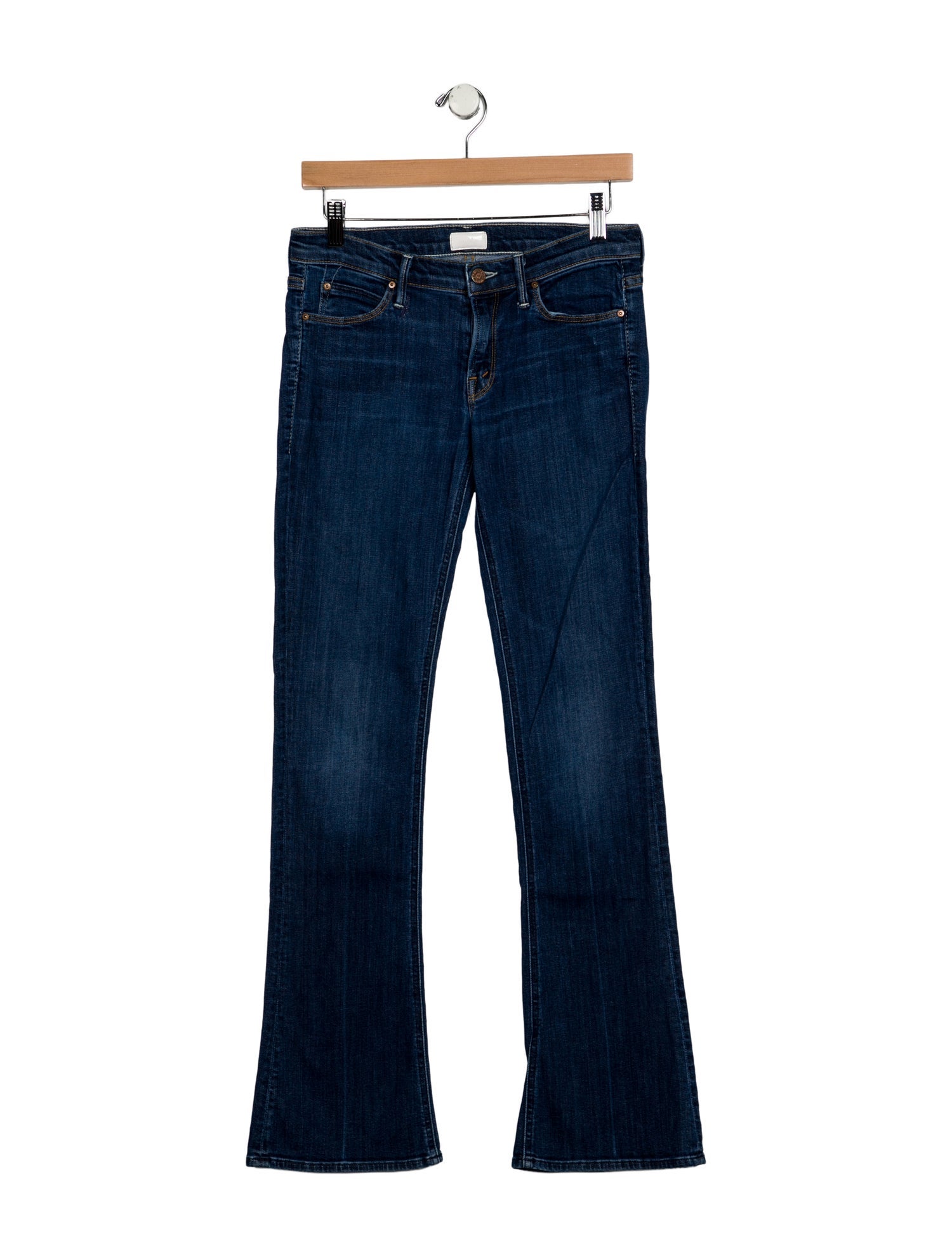 Mother Low-Rise Wide Leg Jeans