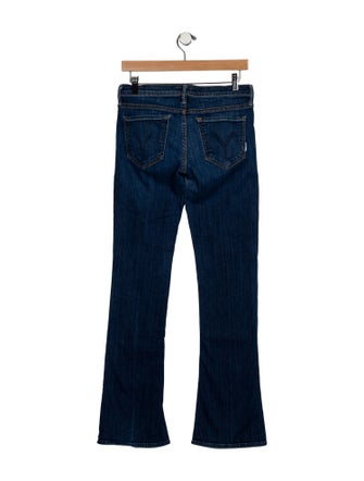 Mother Low-Rise Wide Leg Jeans
