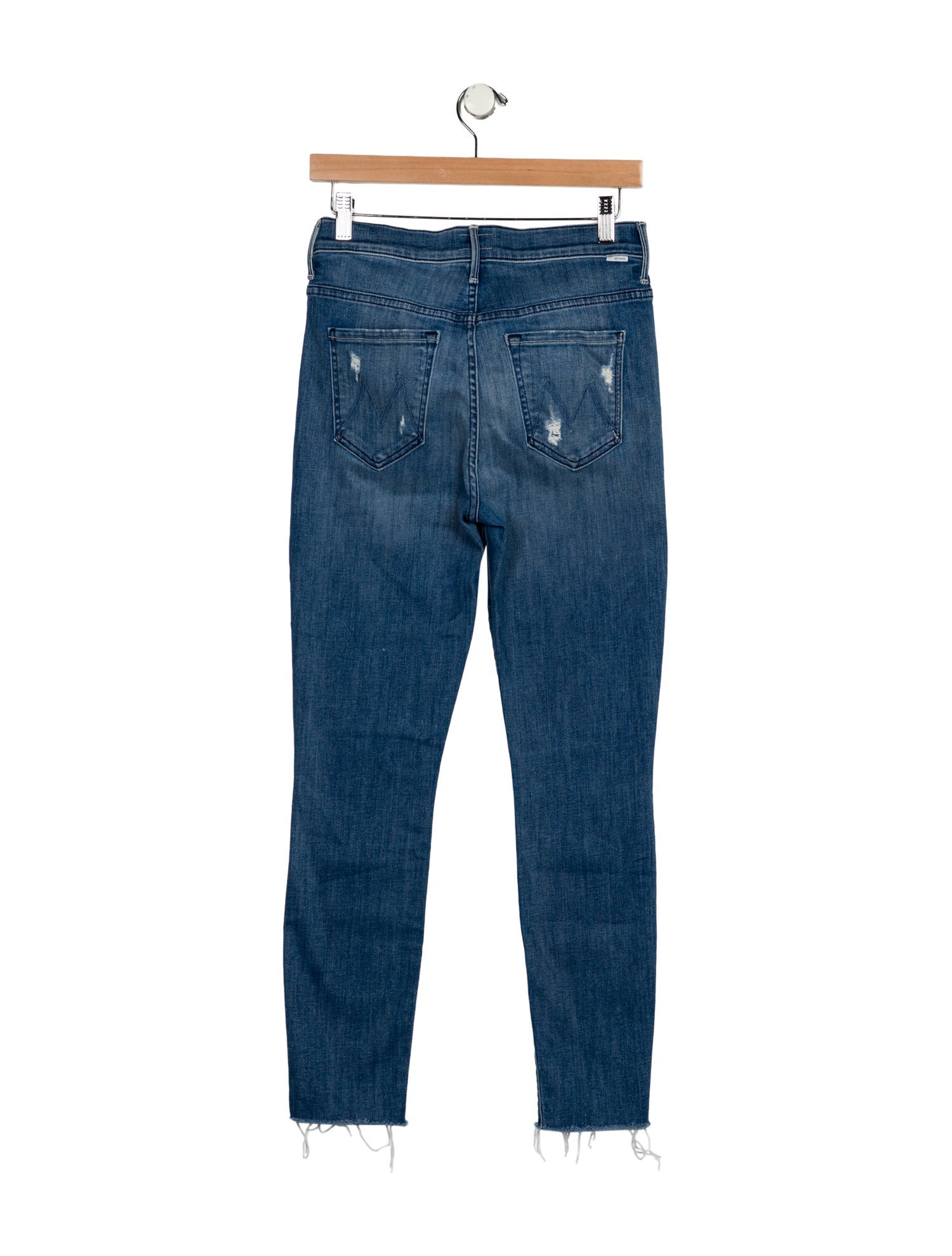 Mother Mid-Rise Skinny Leg Jeans