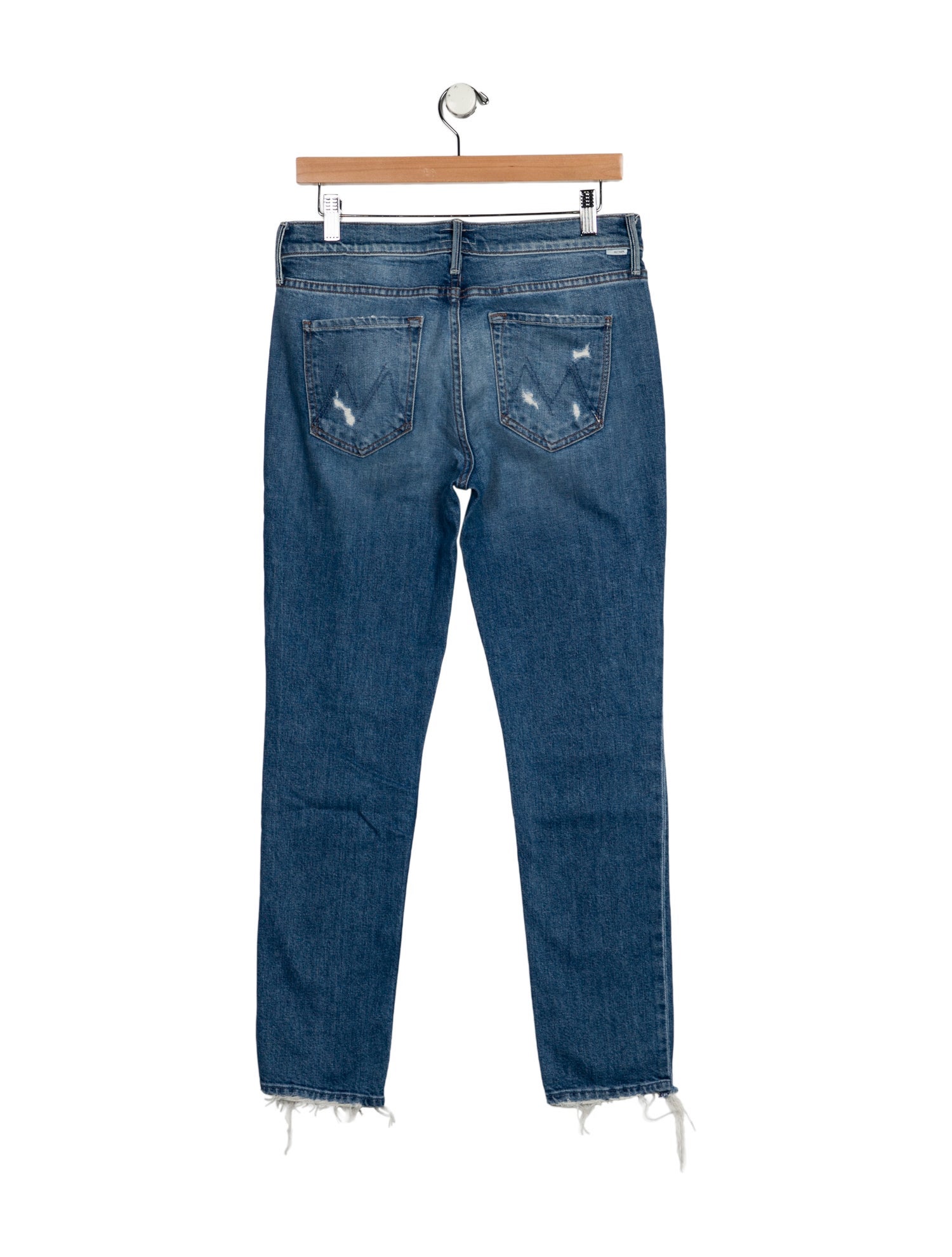 Mother Mid-Rise Skinny Leg Jeans