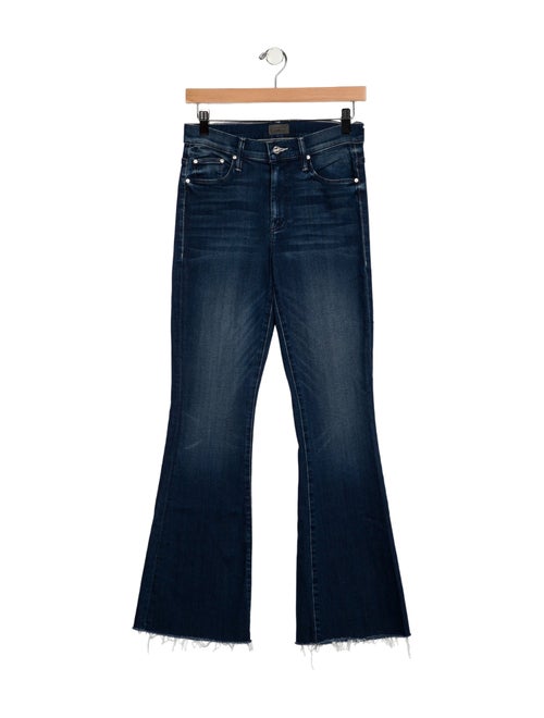 Mother Mid-Rise Wide Leg Jeans