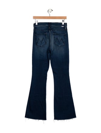 Mother Mid-Rise Wide Leg Jeans
